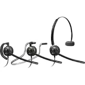 HP Poly EncorePro 540 Konvertierbares Headset + Quick Disconnect, Kabelgebunden, Anrufe/Musik, 32 g, Kopfhörer, Schwarz
