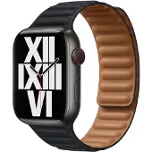 Apple Leather Link Armband für Watch | 38/40/41/42 mm - Größe S/M - Midnight Blue