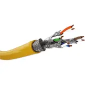 Goobay GHMT-es CAT 8.1 Verlegekabel, S/FTP (PiMF), gelb