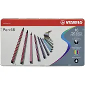 Stabilo Filzstifte - Pen 68 Arty - 10 st. - Mehrfarbig - - One Size - Filzstifte