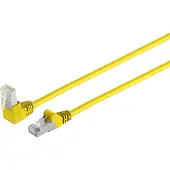S/CONN maximum connectivity Netzwerkkabel-Patchkabel, cat 6, S/FTP, PIMF, Winkel-gerade, gelb, 20,0m (08-64092)