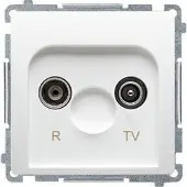 Kontakt Simon Antennensteckdose Simon Basic RTV Abschluss 10dB weiss (BMZAK10