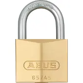 ABUS Vorhängeschloss mit Schlüssel, Messing, Bügel-Ø 7mm x 24mm