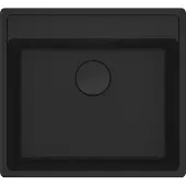 Franke Maris Einbauspüle Fragranitbecken MRG 610-52 A Black Matt Handbedienung ab 60 cm 114.0658.586 - inkl.