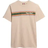 Superdry Venue Logo Stripe Relaxed Kurzarm-t-shirt