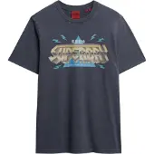 Superdry Rock Band Logo Relaxed Kurzarm-t-shirt