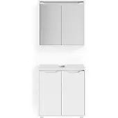 Vicco Badmöbel-Set Ruben Weiß 2 Teile, Model 36208