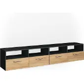 Vicco Lowboard Diego Anthrazit 190 x 38 cm, Model 36780