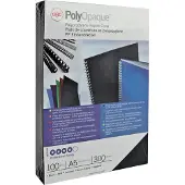 GBC Pp Polycover Blickdicht 300 Mikron Din A4 Deckblätter Zum Binden 100 Einheiten