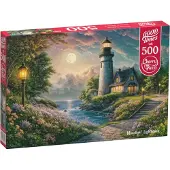CherryPazzi Mondlicht Leuchtturm Puzzle 500 Teile
