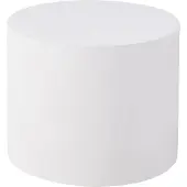 Beliani Couchtisch 2er Set Weiß MDF Rund Japandi Stil Minimalistisches Design Wohnzimmermöbel