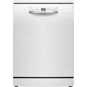 Bosch Serie 2 SMS2ITW09E, Freistehend, Standardgröße (60 cm), Weiß, Weiß, 13 Maßgedecke, C