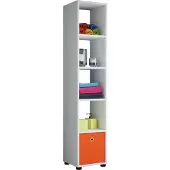 VCM Holz Badezimmerschrank | Badmöbel | Stand Badregal | Badezimmer | Hochschrank | Maße ca H. 152 x B. 31 x T. 30 cm - Benos-5