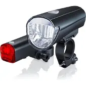 Aplic Velobeleuchtung LED Fahrradlicht Set - StVZO zugelassen - Fahrradlampe Fahrradlicht Fahrradlampenset