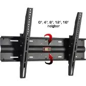 VCM TV-Wandhalterung "TV VESA Wandhalterung Halter neigbar kippbar WN120", schwarz, B:70cm T:6cm, Gerätehalterungen, TV-Wandhalterung