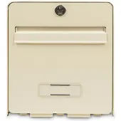 BURG-WÄCHTER Beige Galvanisierte Stahlbriefkasten Burg-Wachter - 36,5 x 28 x 31 cm