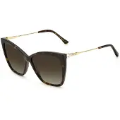 Jimmy Choo Cat Eye Damen Dunkel Havanna Braun Farbverlauf Seba/S