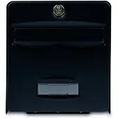 BURG-WÄCHTER Schwarze Edelstahl Briefkasten von Burg-Wachter