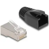 DeLOCK RJ50 Modularer Stecker Cat.5e mit Knickschutztülle 25er Set