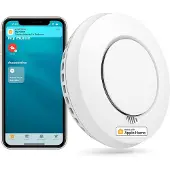 Meross GS559A, Photoelektrischer Reflexionsmelder, Weiß, 85 dB, 3 m, Oberflächenmontiert, Horizontal/Vertikal