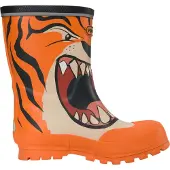Viking Gummistiefel - Jolly - Orange/Multi m. Tiger - - 28 - Gummistiefel