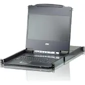 Aten CL6708MW 1U Schwarz Tastatur/Video/Maus (KVM)-Switch