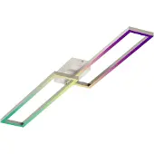 Müller-Licht LED Wand- und Deckenleuchte tint Ciso silver, white+color 404125