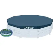 Intex 128031 Abdeckplane Für Frame-Pool Ø 366 Cm, Überhang 25 Cm