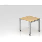 Hjh OFFICE PRO JAVA 8 S - Ahorn 80 x 80 höhenverstellbar
