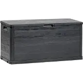Toomax Woodys Aufbewahrungsbox 280 L, Kunststoff, Graphit, Z0164R0--4100