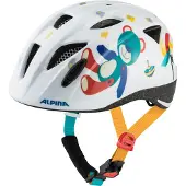 Alpina sport Alpina Fahrradhelm Ximo weißer Bär, Gr.47-51cm
