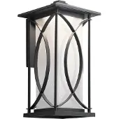 Elstead Lighting Elstead Ashbern Außen-Außenwandleuchte E27 46cm Strukturiertes Schwarz IP44