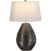 Elstead Lighting Elstead Brunswick Tischleuchte E27 Silber, UK