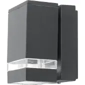 Elstead Lighting Elstead Jannik LED Außen-Wandleuchte 2-fach 15cm Dunkelgrau IP44