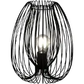 FABAS LUCE Tischleuchte Camp E27 Ø250mm Schwarz