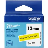 Brother BTAG-631, Schwarz auf gelb, Philippinen, 5 Jahr(e), , P-touch PT-N10, PT-N20, PT-N25BT, 1,2 cm