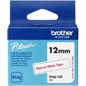 Brother BTAG-232, Rot aud Weiss, Philippinen, 5 Jahr(e), , P-touch PT-N10, PT-N20, PT-N25BT, 1,2 cm