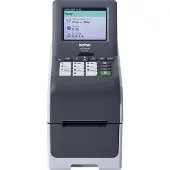 Brother Etikettendrucker TD-2320DS203, Thermodirektdruck, 203 dpi, 152 mm/s, USB/LAN, 3,5″ Farbdisplay, grau