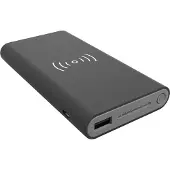 RealPower PB-8000, 8000 mAh, Kabelloses Aufladen, 5 V, Schwarz