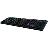 Logitech G 920-008955, Volle Größe (100%), Kabellos, RF Wireless + Bluetooth, Mechanischer Switch, QWERTZ, Schwarz