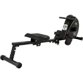 Christopeit Sport Rudergerät "Cambridge II Black Edition" Rudermaschine, Seilzug, klappbar