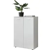 Wohnling Kommode SVENJA mit 2 Türen 71x104x35cm Mehrzweckschrank Holz