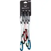 Wild Country - 6er-Set Kletter-Schnellzüge, Länge 10 cm - Wildwire Quickdraw Trad 6x10cm Pack Uni - Weiß