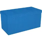 Intirilife Sitzbank 76x38x38 cm in OZEAN BLAU