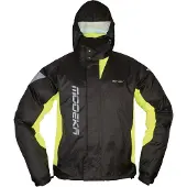 Modeka AX Dry 2 Regenjacke, schwarz/neon-gelb, 2XL