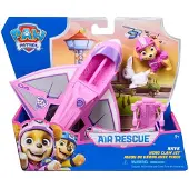 Ryhmä Hau PAW Patrol Air Rescue - Skyes Rettungsflugzeug mit einziehbarer Klaue und Rettungskorb, mit Skye Spielfigur und Hase (Basis Fahrzeug), Flugzeug, 3 Jahr(e), Kunststoff, Pink, Weiß