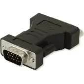 Techly DVI - VGA F/M, VGA, DVI-I, Schwarz