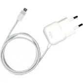 Puro Mini Travel Charger - Portable Wall Charger with Micro USB Cable (White)