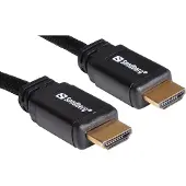 Sandberg HDMI 2.0 19M-19M, 10m, 10 m, HDMI Typ A (Standard), HDMI Typ A (Standard), Schwarz
