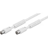 Goobay AK 2000, 20 m, Koaxial, Koaxial, Weiß